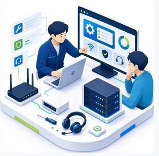 パソコン1台の導入からオフィスのネットワーク構築まで、地域の頼れるIT窓口。